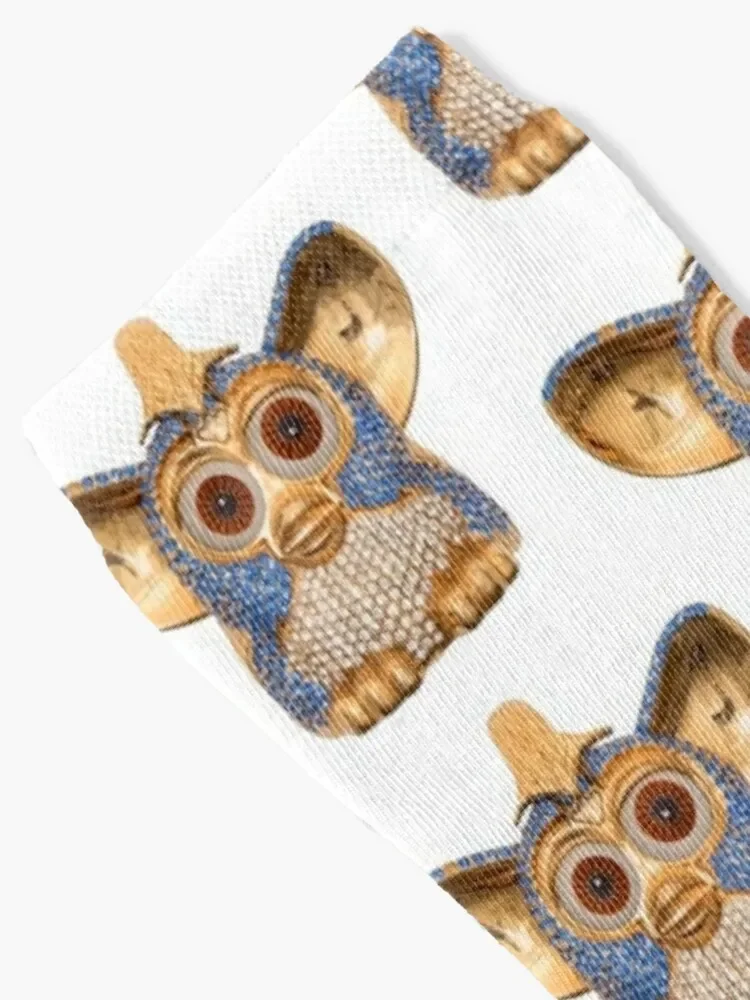 FURBY (uncut gems) Socks winter thermal football sheer Male Socks Women's