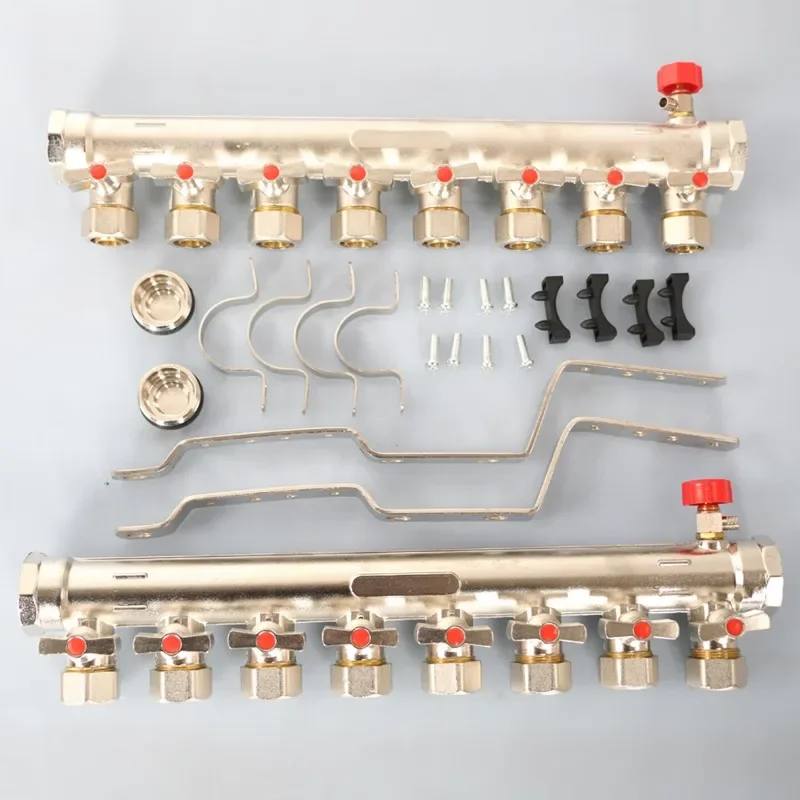 Floor heating water separator geothermal  engineer household one inch set