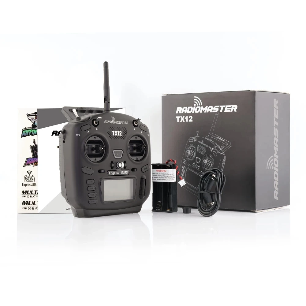 RadioMaster TX12 MKII MK2 Mark 2 CC2500 16ch ELRS 2.4G Support OPENTX and EDGETX Remote Control Transmitter for FPV Drone Racing