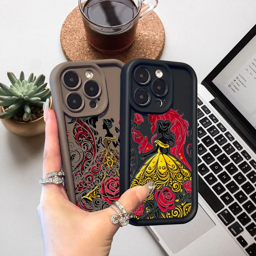 

Disney Beauty And The Beast Case For Redmi K60 K50 K40 Ultra 15 14C 13 13C 12 12C 10 10C 9C 9A 9T 9 8 A5 A3 Silicone Phone Cover