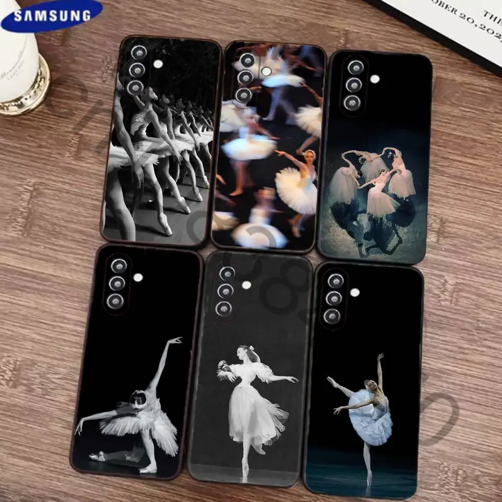 ballerina  Phone Case for Samsung Galaxy S21 22 Ultra Plus S23 24 FE Lite S25 26 Shockproof Cover