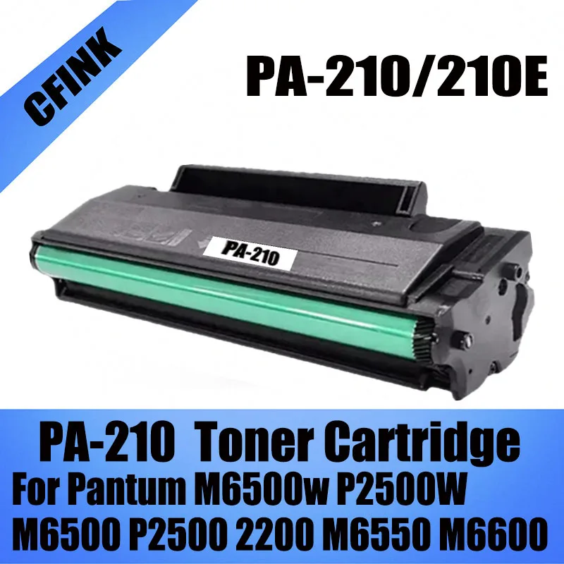 PA-210 PA-210E Toner Cartridge Compatible for Pantum P2200 P2500N P2500W P2507 M6500 M6500N M6550 M6550N M6600 M6600N