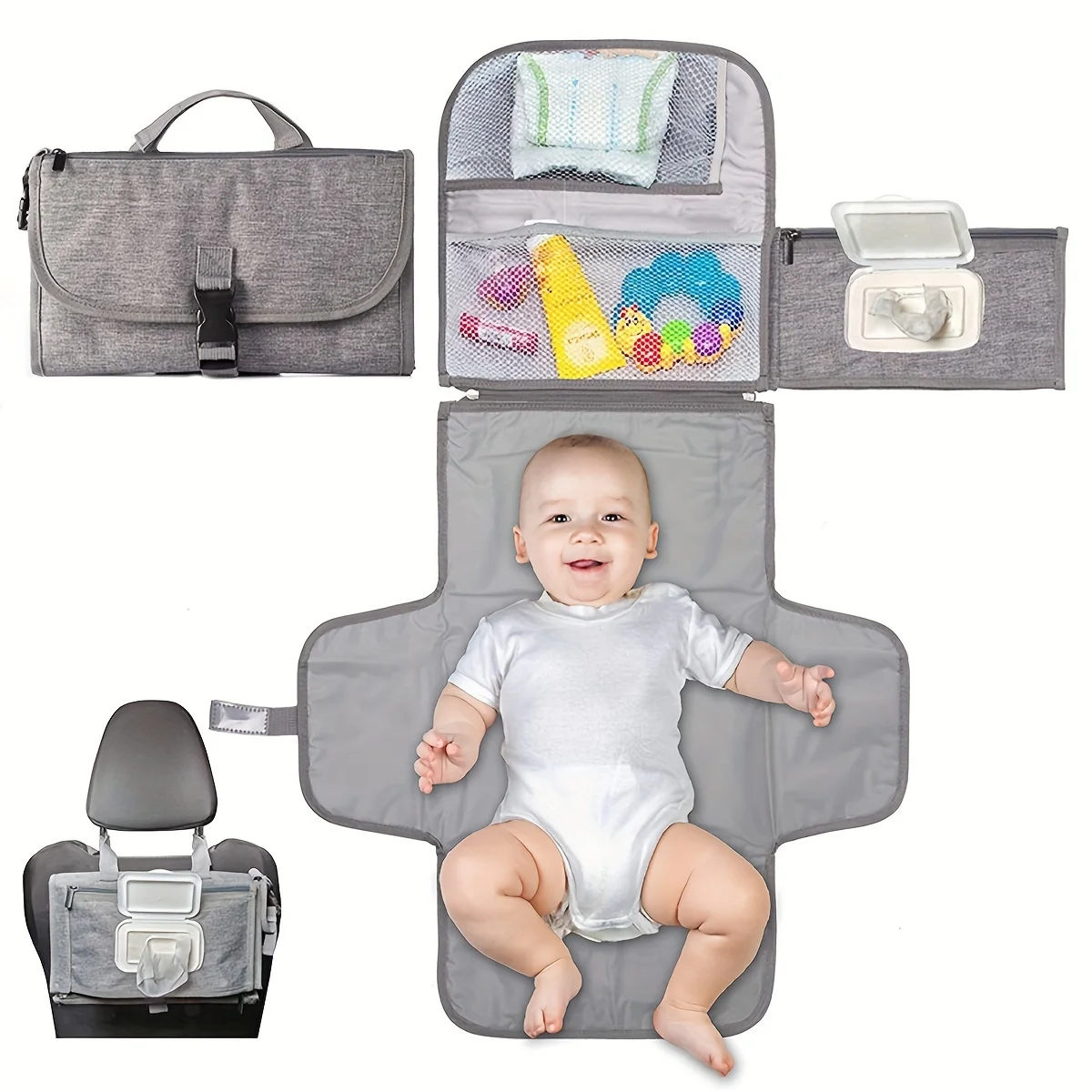 

Baby Changing Pad a Multifunctional And Convenient Mat for Mothers And Infants When Going Out Foldable Storage