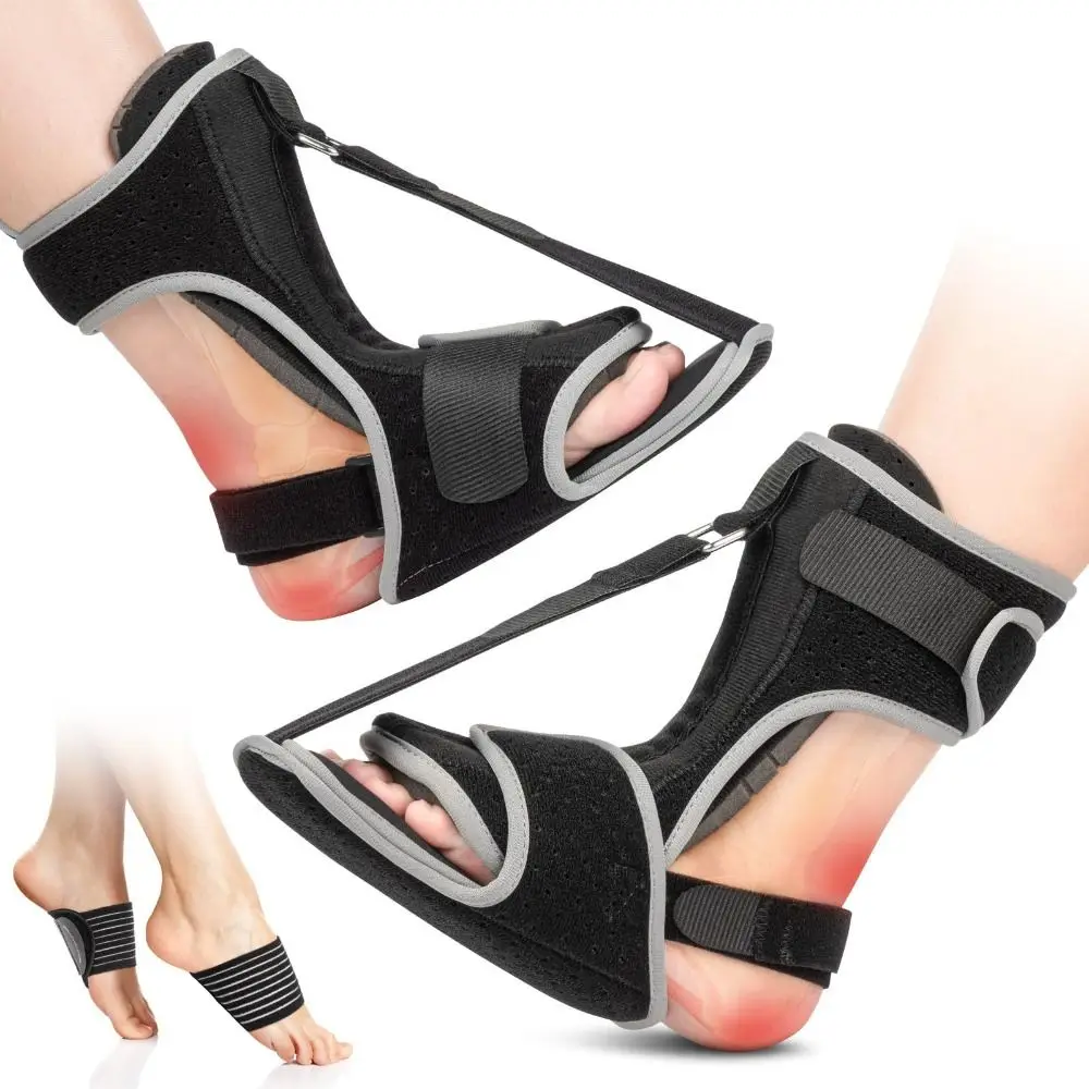 

Fixed Plantar Fasciitis Splint Brace Compression Adjustable Dorsal Drop Foot Orthopedic Brace Breathable Comfortable