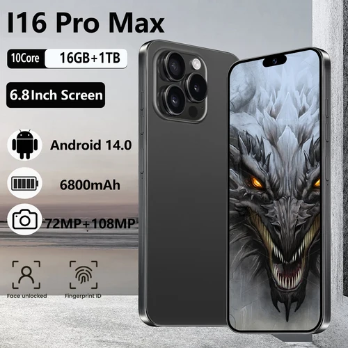Funda protectora para tableta para nuevo i16 Pro max Original inteligente 5G tarjeta Dual modo de reposo Android versión Global batería de 6800mAh
