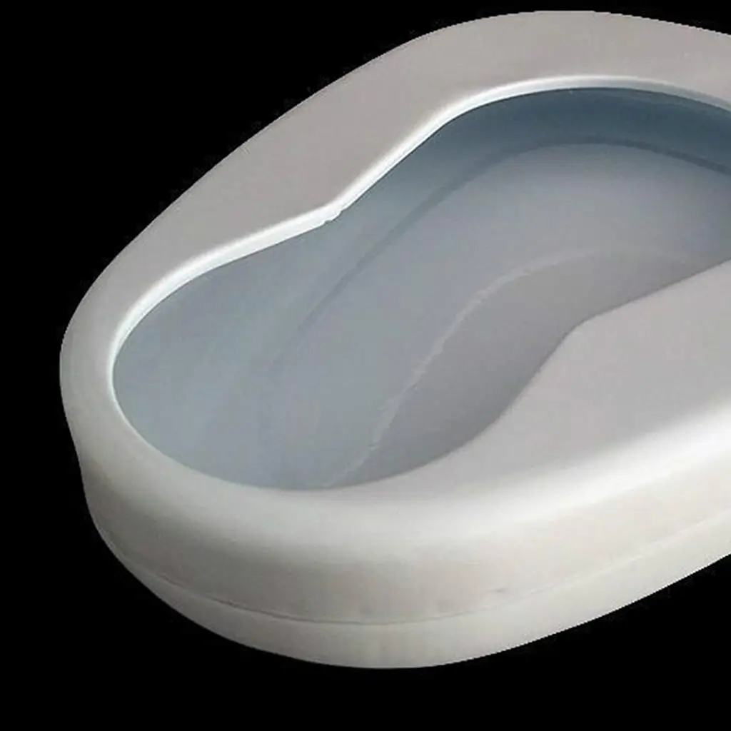 Anti-Spill Smooth Bedpan Seat Urinal Bed Pan for Bedridden Patient Home Care