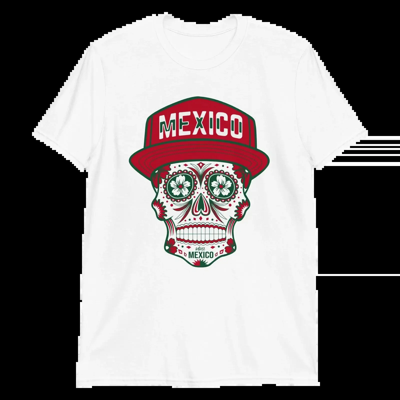 Mexico Skull T Shirt Day of the Dead Skeleton Death Aztec Gothic Rock vintage Washed Breathable Slightly Comfortable Casual