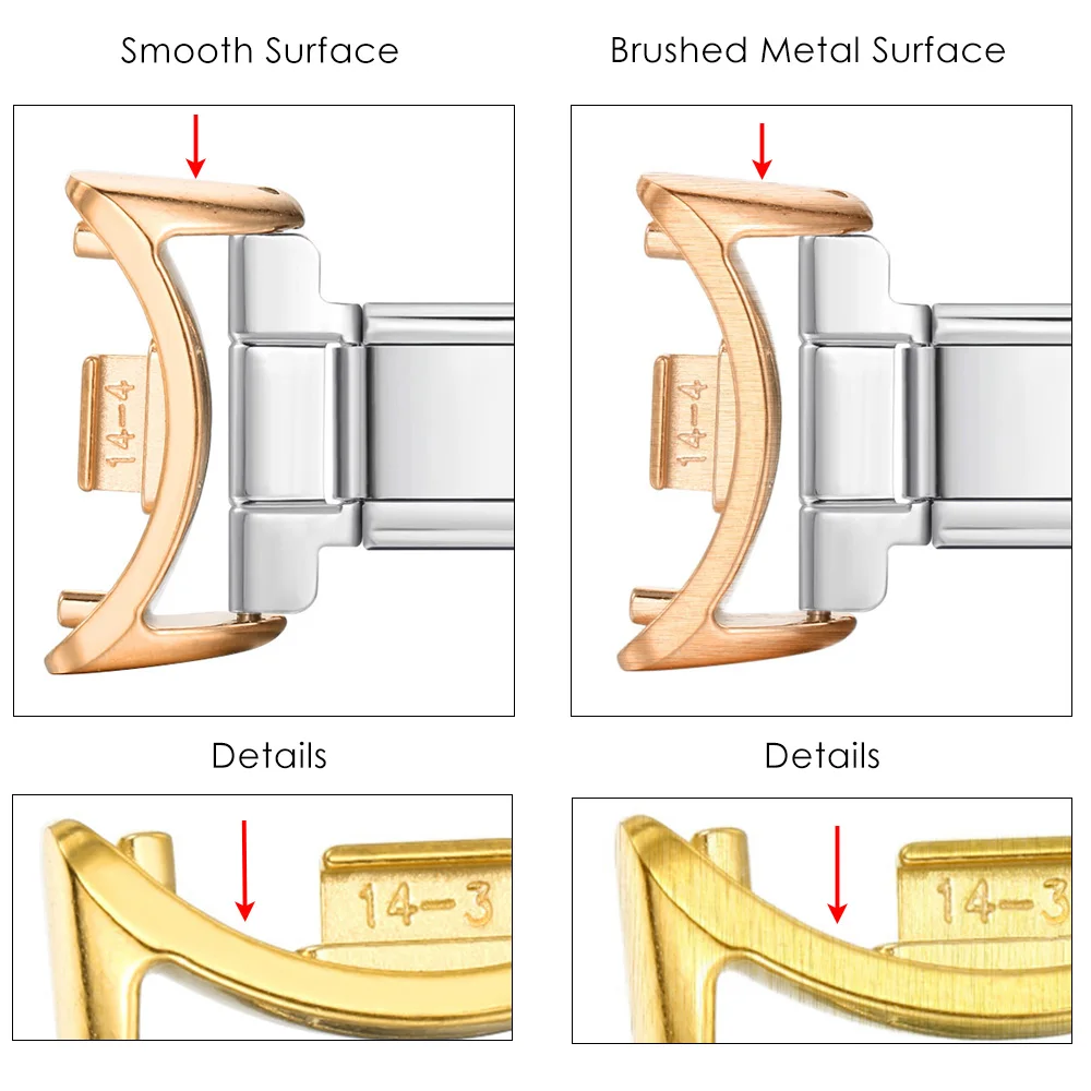 URING 14 mm Armband-Stecker-Adapter für SmartWatch-Zubehör, italienischer Charm-Link, passend für 9 mm Edelstahlarmband, DIYJewelry – Detail 2