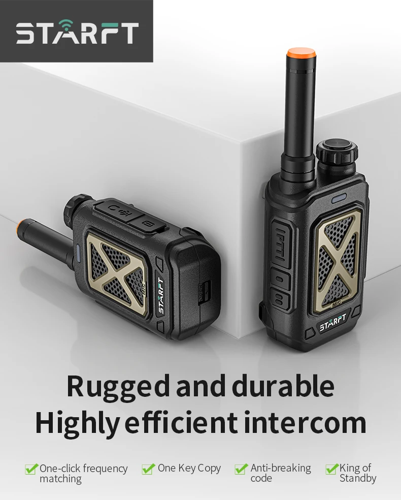 

Chierda XA308 2PCS PMR 446 Walkie Talkie Portable Mini Communication Radios Profesional Talkie Walkies Two Way Radio