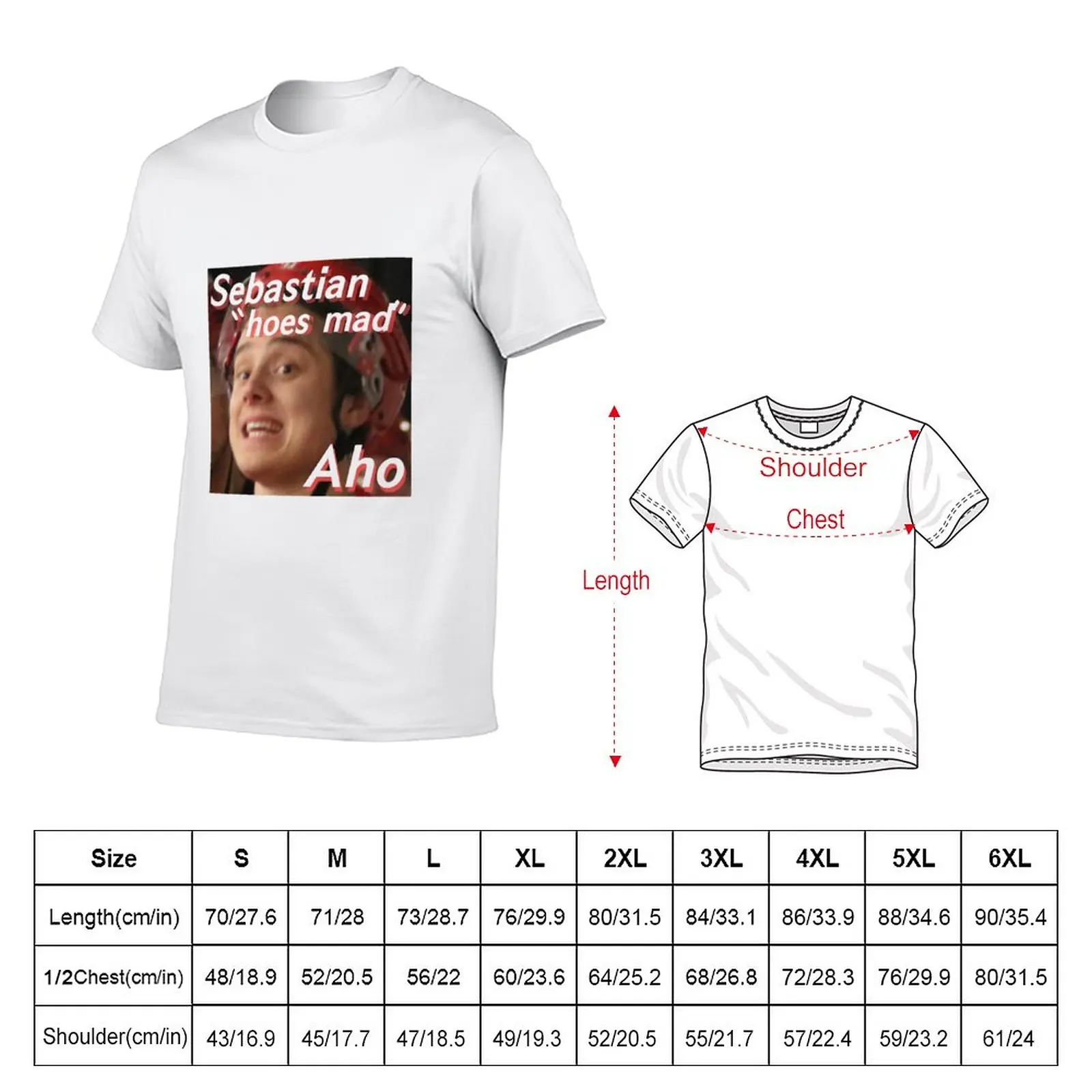 New Ahos mad T-Shirt Tee shirt sports fan t-shirts slim fit t shirts for men