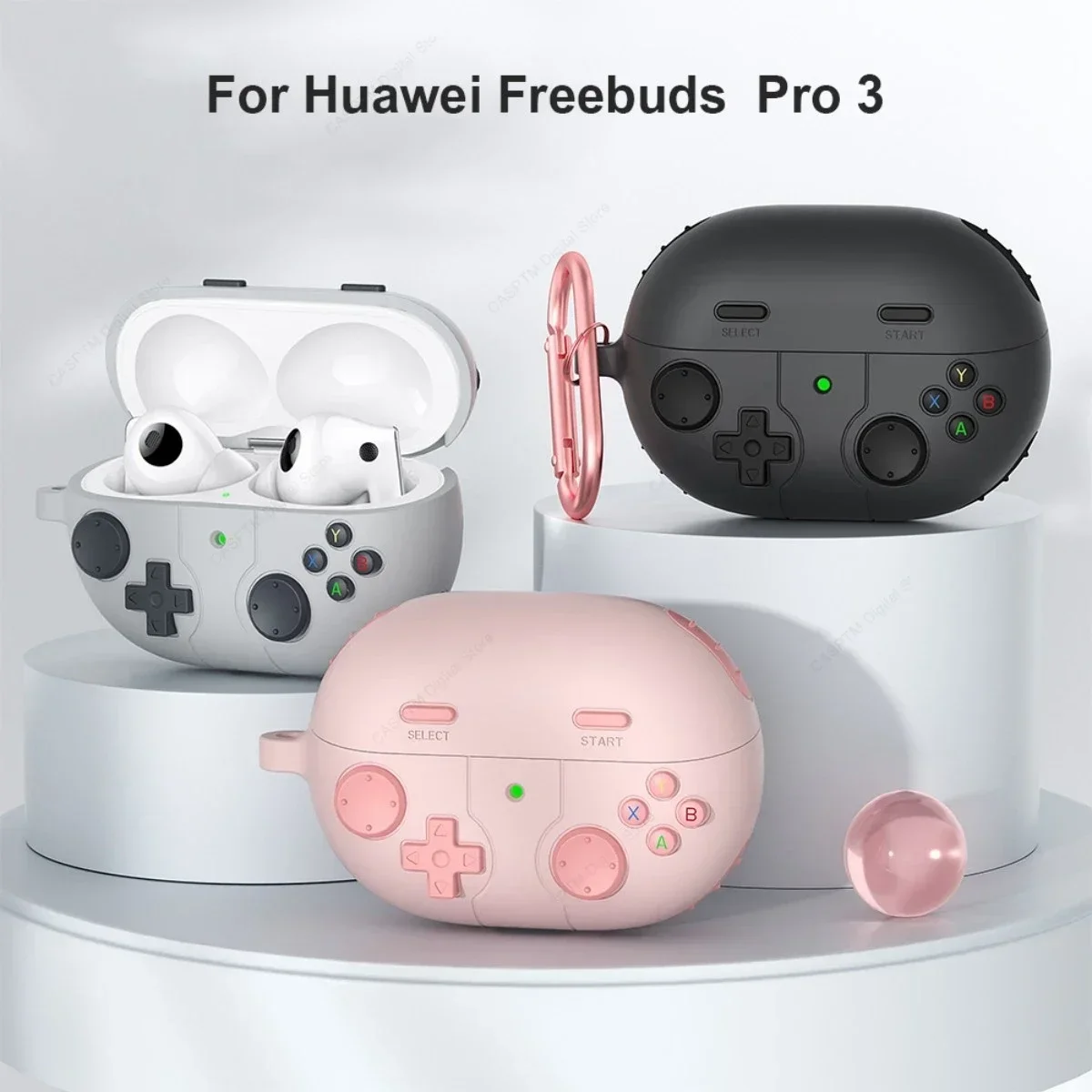 Case For Huawei Freebuds Pro 3 4 Generation Cases 3D Game Console Design Shell Wireless Earphone Soft Silicone Protective  Case