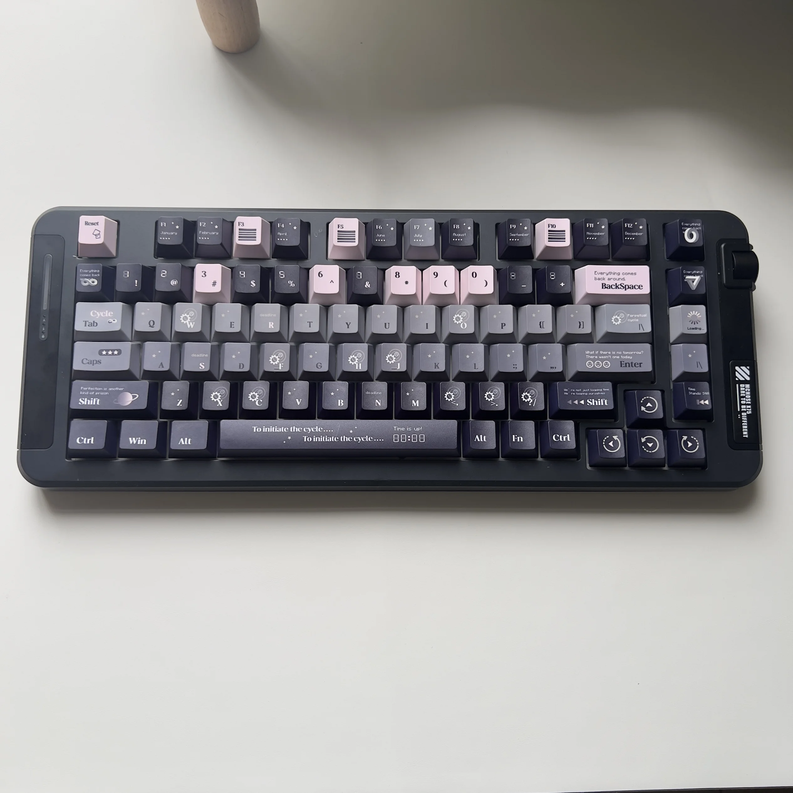 

Circulation full set of black powder ash powder personalized PBT five-sided sublimation original height