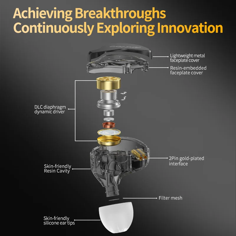 سماعات الرأس الديناميكية السلكية CCA CRA PRO داخل الأذن، سماعات الرأس الديناميكية الرياضية، سماعات مضخم الصوت لألعاب الموسيقى #2