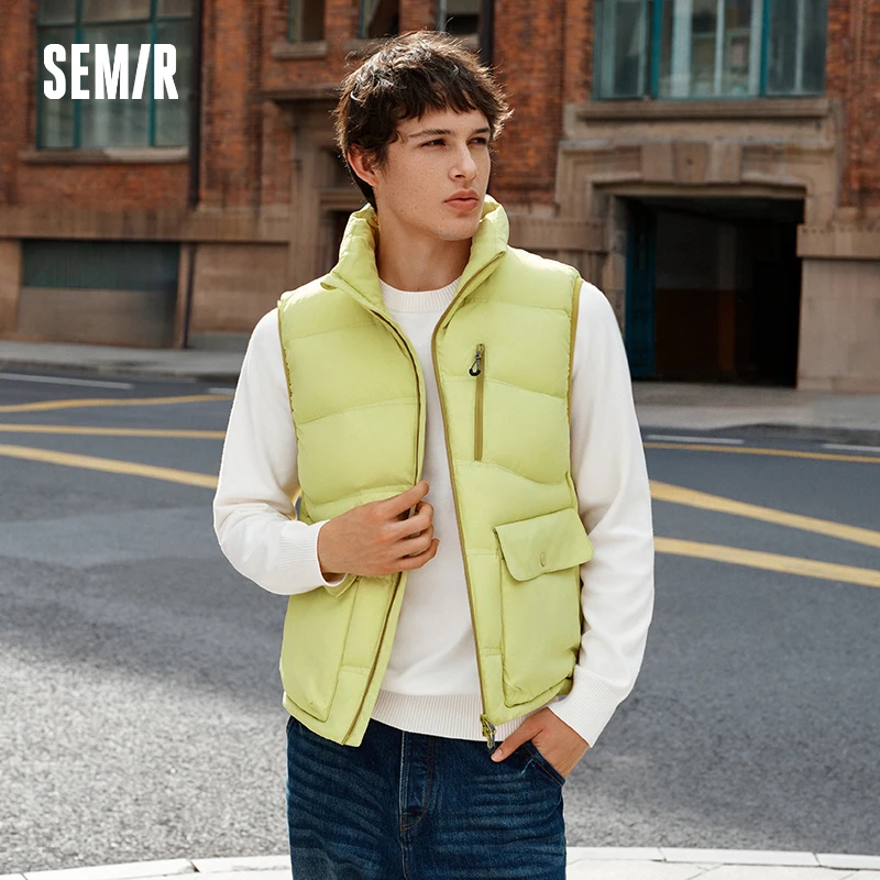 Semir أسفل سترة الرجال الشتاء 80% أسفل ملء ثلاثة مقاومة 2025 جديد الرياضة في الهواء الطلق البضائع ملابس خارجية الداخلية ملابس رجالية