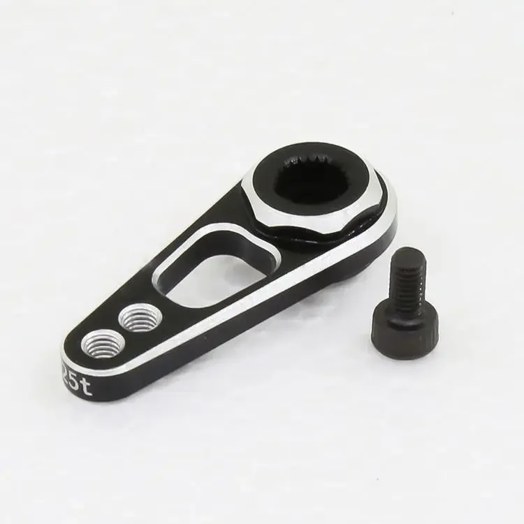 25T معدن ثقب مزدوج 25T ذراع مؤازر القرن ل 1/10 RC سيارة قارب Futaba Savox Emax PowerHD JX SPT HSP Wltoys محوري SCX10 أجزاء #5