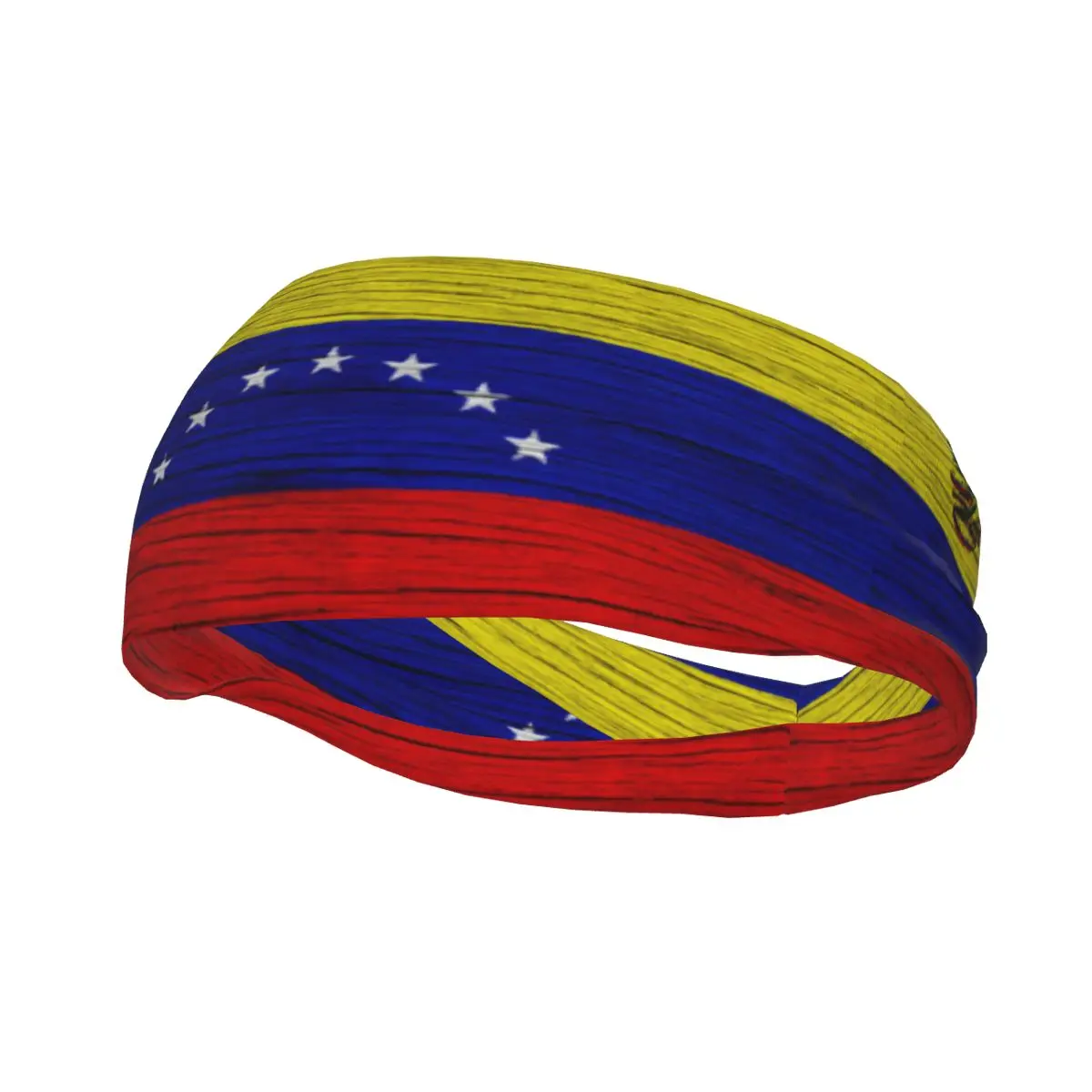 

Sports Headband Flag Of Venezuela Wooden Texture Running Fitness Sweatband Absorbent Cycling Jog Hair Bandage