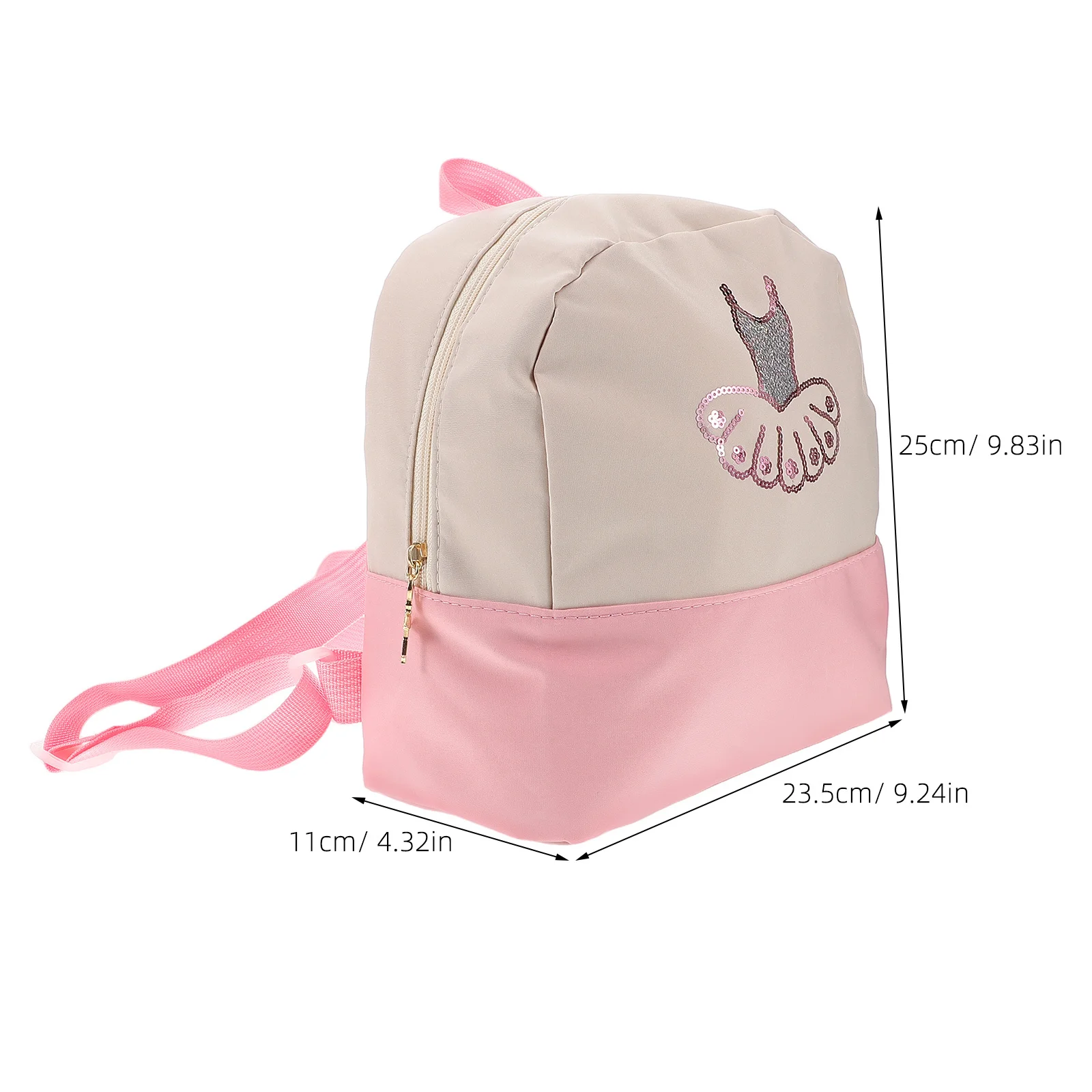 حقيبة ظهر للرقص، تصميم باليه، تخزين واسع، أحزمة كتف مريحة، مثالية للسفر في فصول الرقص #6