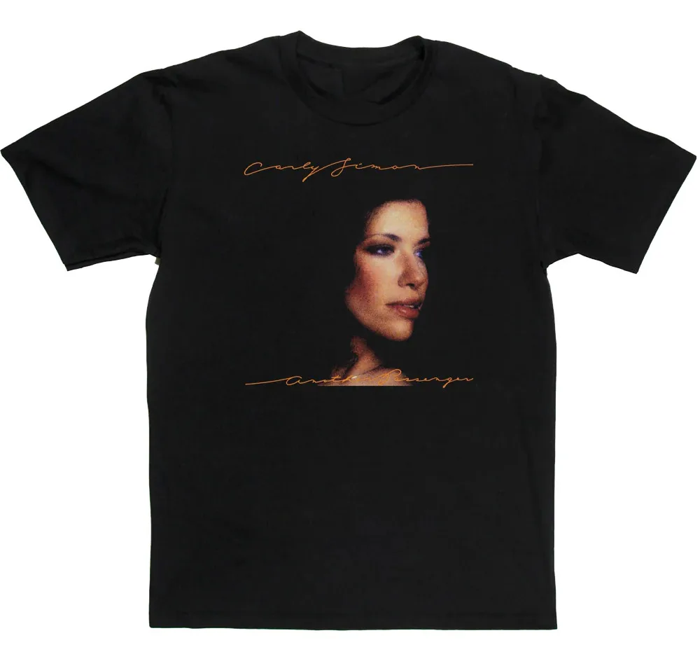 

VTG Carly Simon album black T-shirt Unisex short sleeve All sizes S-5Xl 1F341