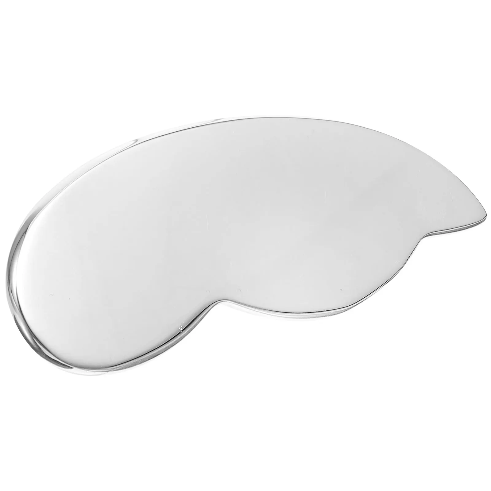 

Stainless Steel Facial Scraper Gua Sha Board Scraping Tool Beauty Massage Instrument Face Scrubbing Plate Professional for Home