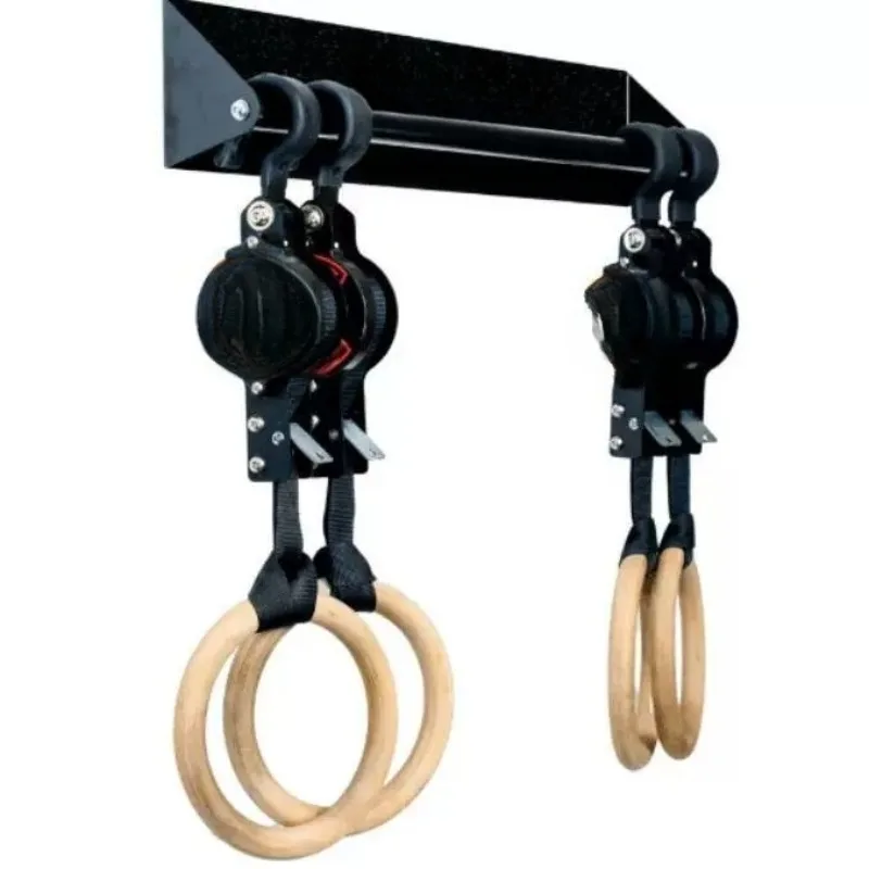 Weight fitness training gymnastics rings gym rings adjustable digital strap pull ring suit workout