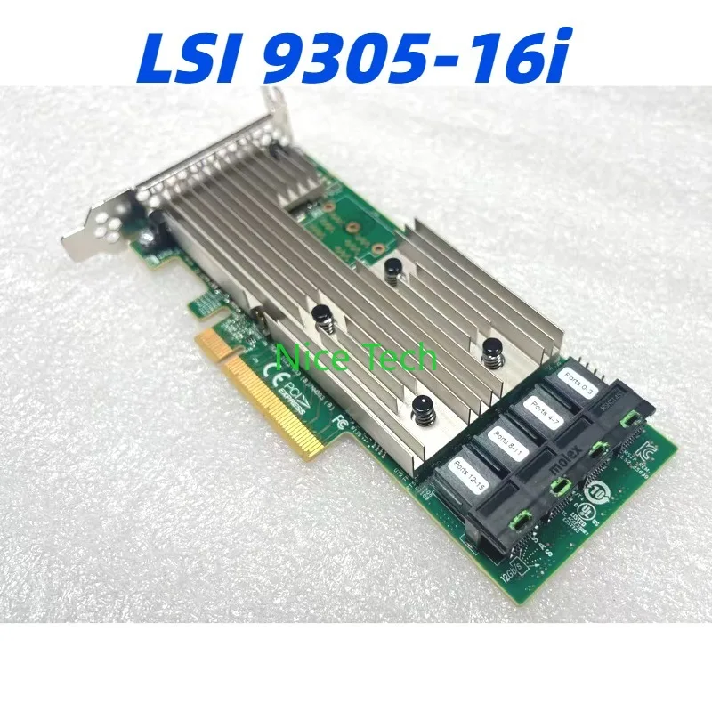 

LSI 9305-16i SAS/SATA 16-port Pass-Through Card 12GB Expansion Card IT Pass-Through Card Synology