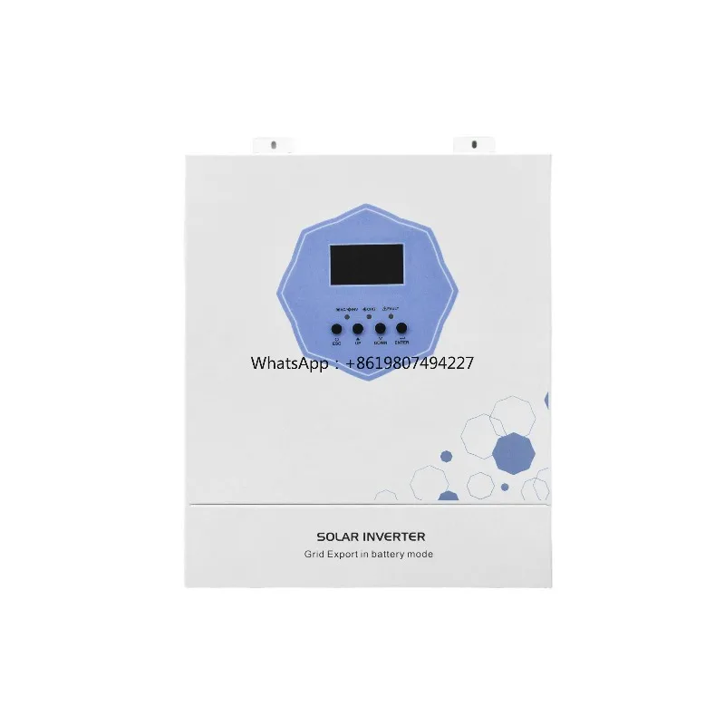 

Гибридный солнечный инвертор высокой частоты 48В 11кВт, 11000Вт, 220/230/240В переменного тока, чистая синусоида, один MPPT, система накопления энергии