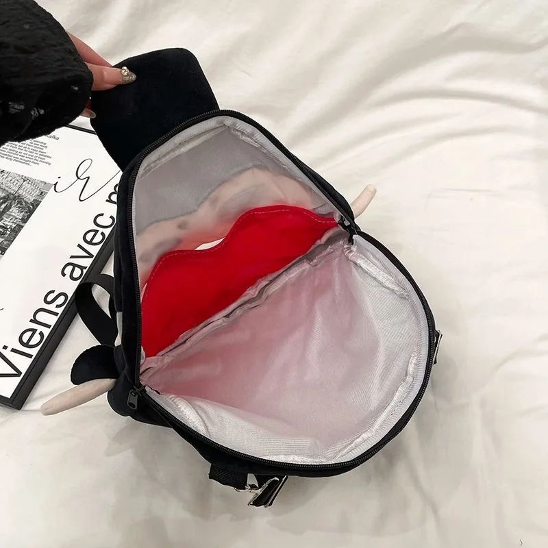 Anime Film Ne Zha 2 Ne Zha Kawaii Gesicht Cosplay Rucksack Itabag Lolita Mädchen Transparente Schulter Taschen Fans Sammlung Requisiten Geschenk