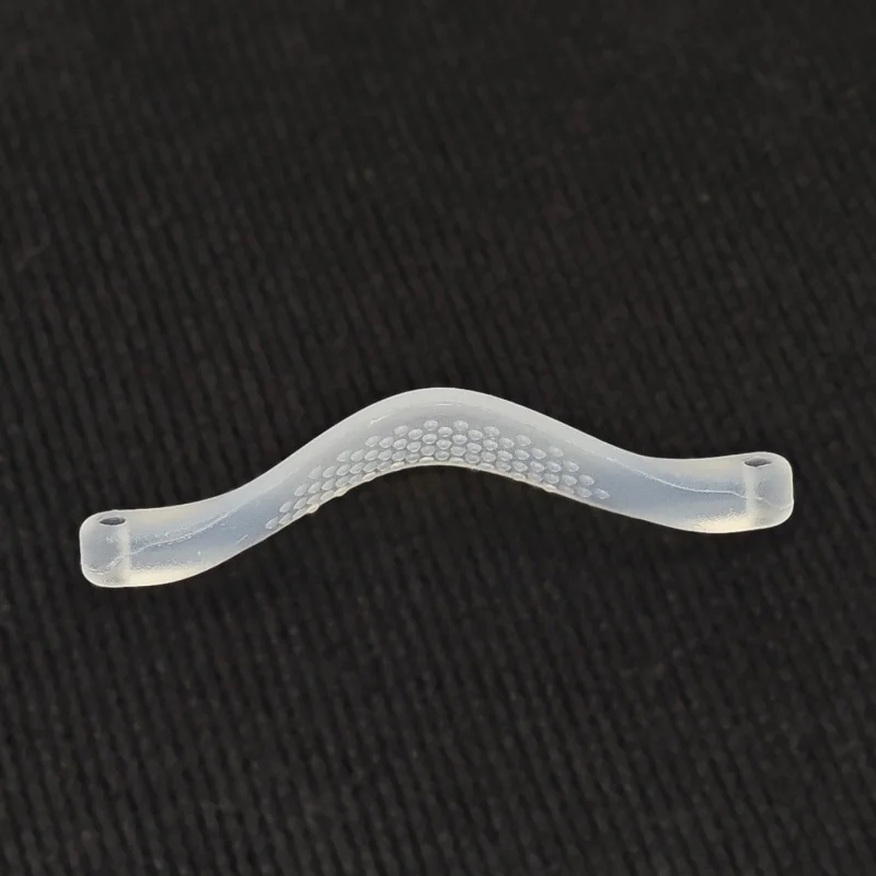 Nuevas almohadillas nasales de silicona transparente antideslizantes de una sola pieza para gafas ópticas, almohadillas nasales invisibles de moda, accesorios para gafas de exterior