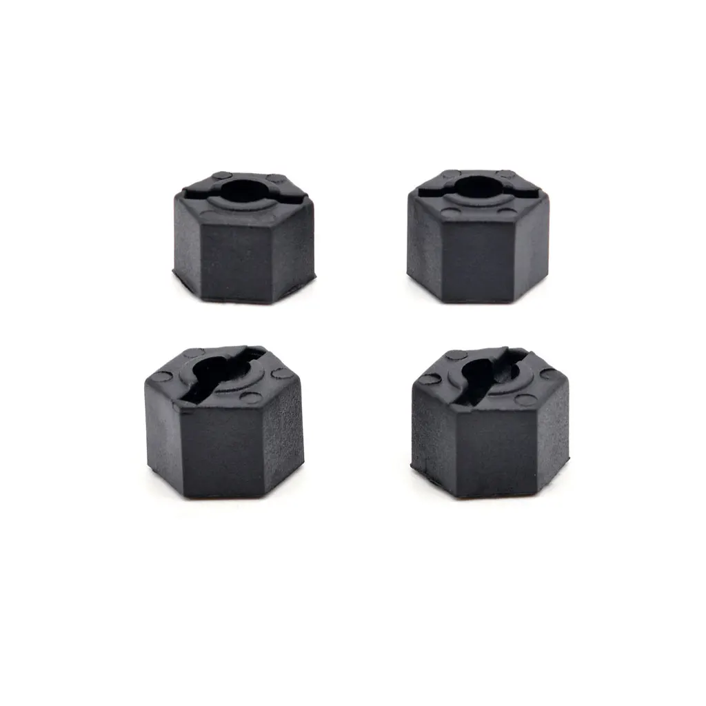 Adaptador hexagonal de 4 ruedas para coche de control remoto, accesorios de repuesto para ZD Racing piezas DBX10 7504, 1/10