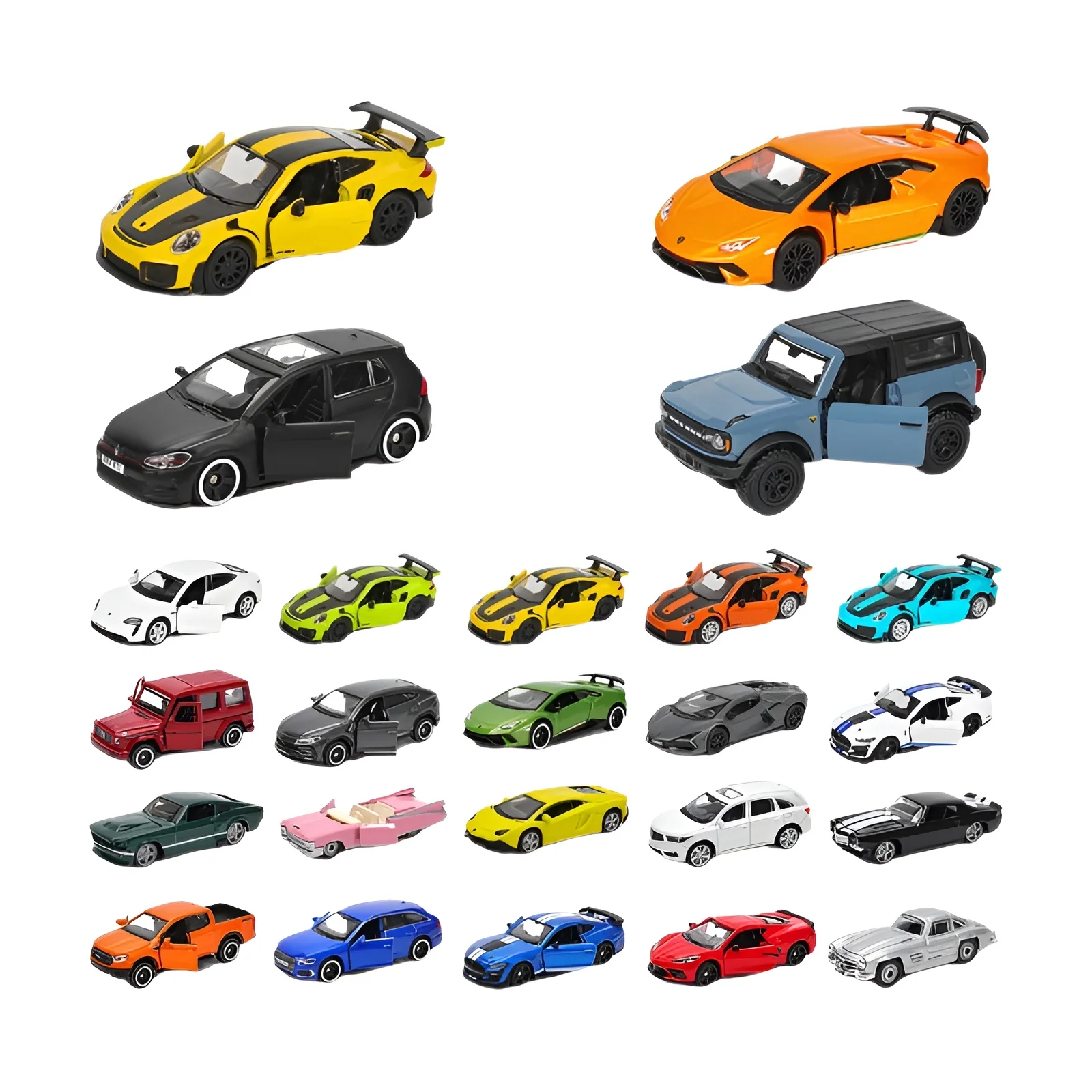 Bburago 1:64 golf porsche 911 shelby raventon mustang lamborghini coleção série carro fundição modelo presente das crianças brinquedo