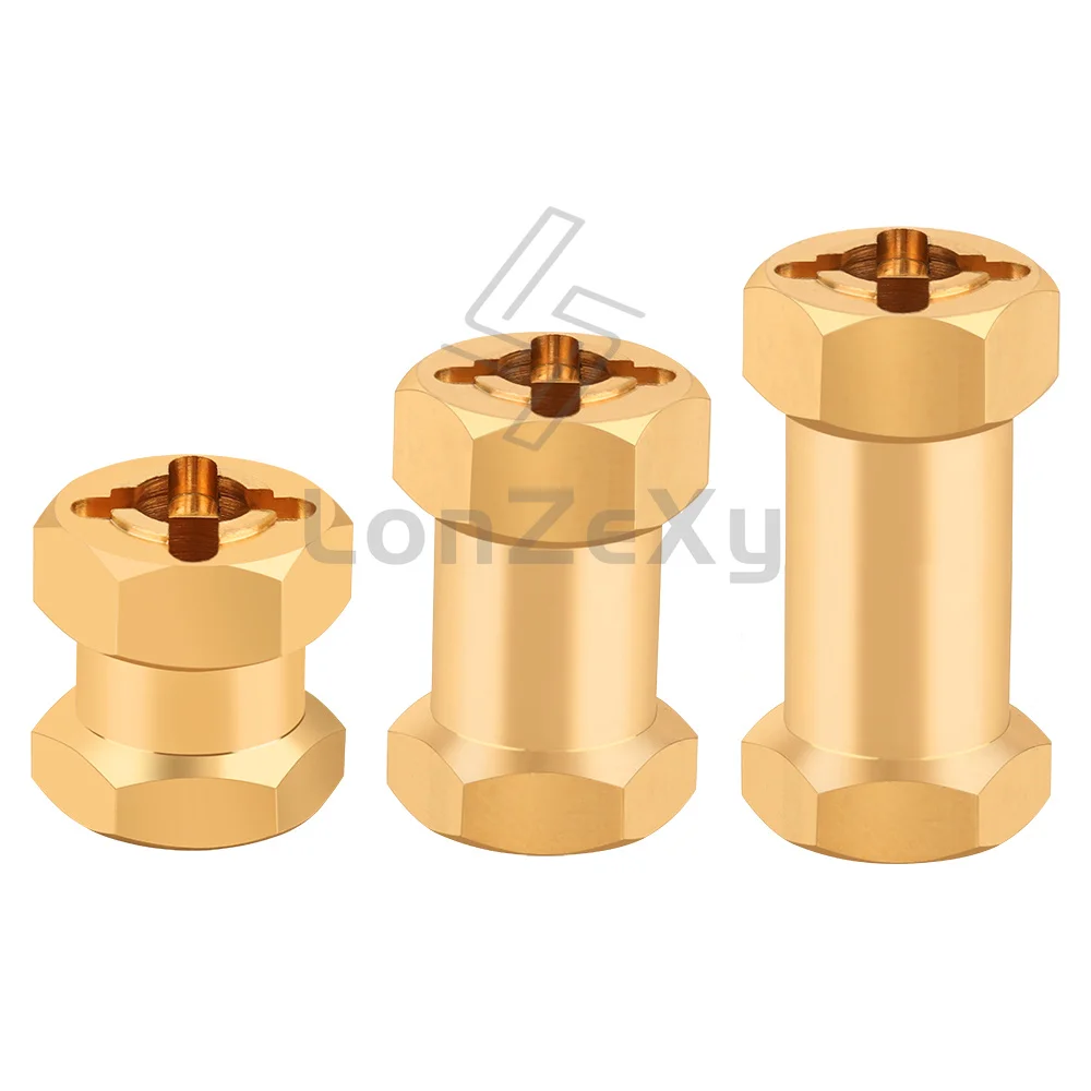 12mm Sechskant-Radnabenadapter, Messing-Verbreiterungsstück 4 Stück/Set, 15mm 20mm 25mm für RC Crawler Auto