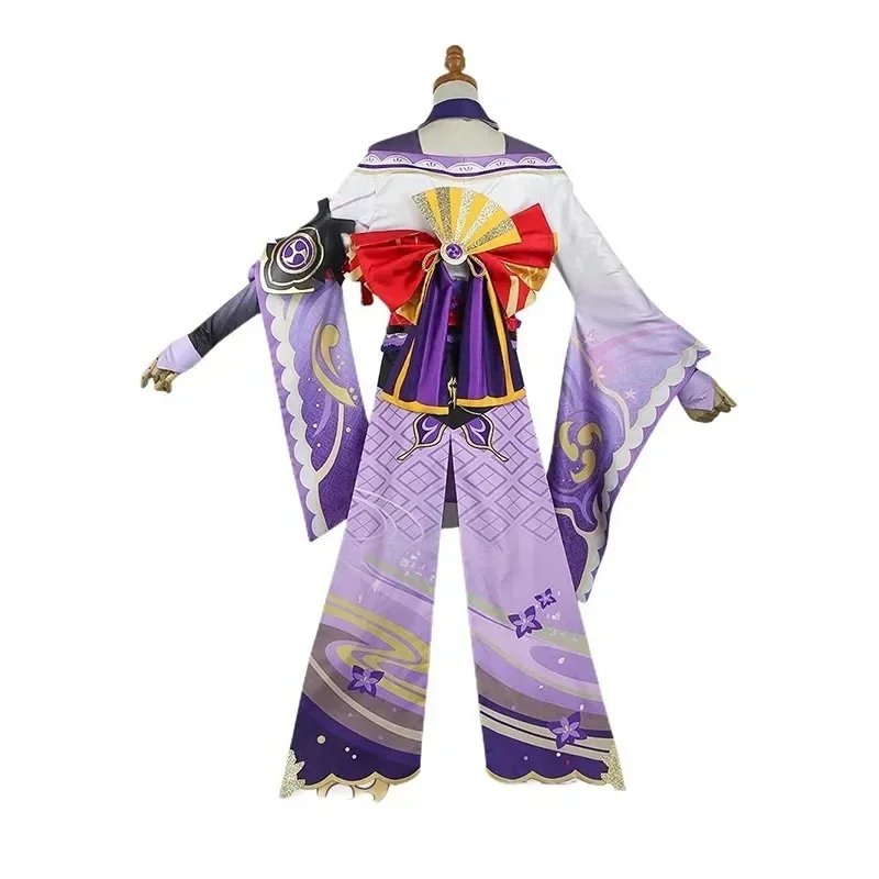 Jeu Genshin Impact Beelzebul Cosplay Costume, Baal fur s, Raiden Ei Outfits, Wig for Comic Con, Raiden Shogun Cosplay