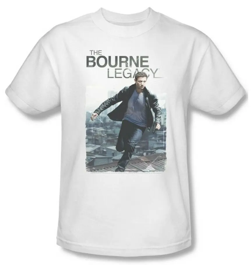 Bourne Legacy T shirt men's regular fit cotton white graphic tee UNI709