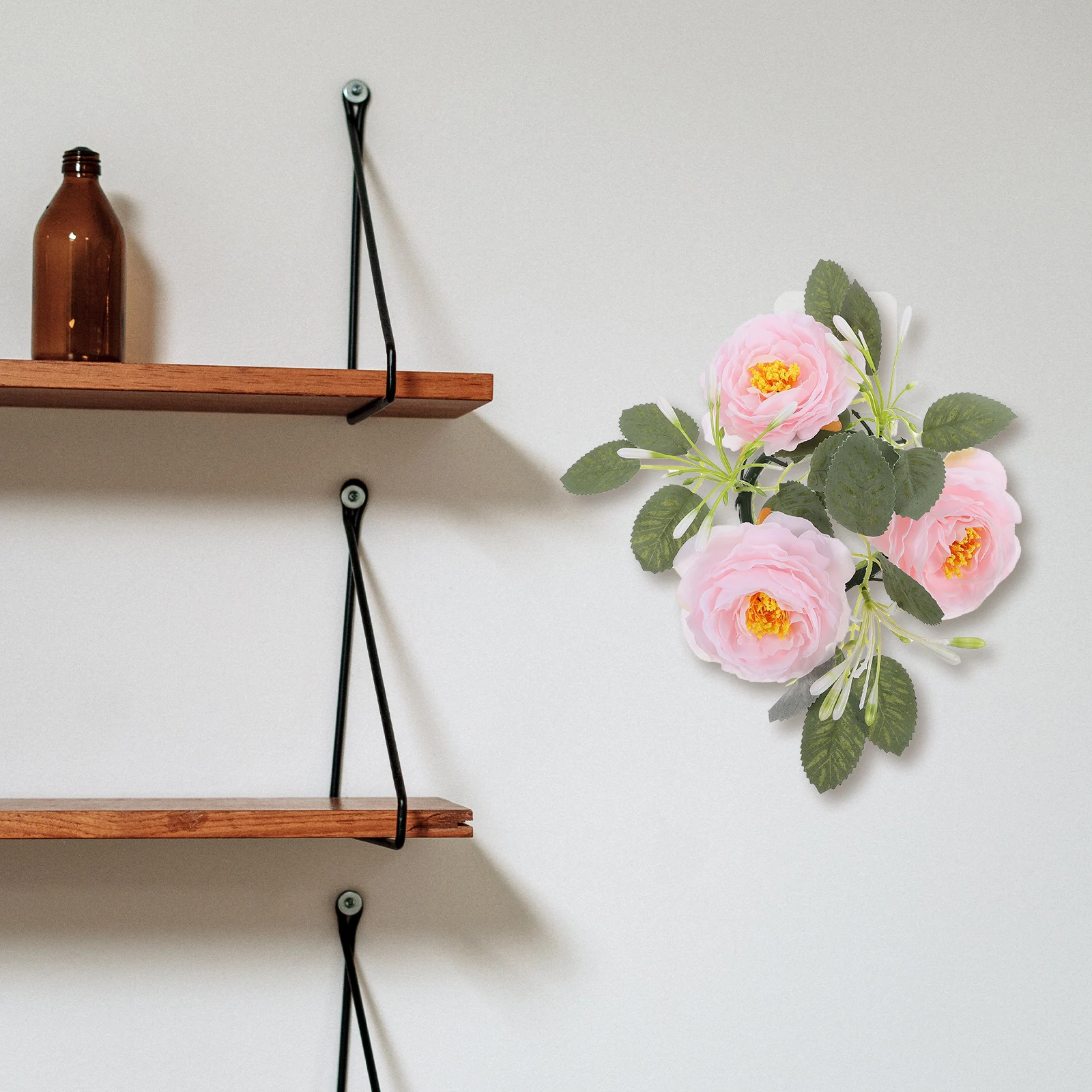 

Chic Color Small Wreath Realistic Floral Leaves for Spring Wedding Centerpiece Table Decoration Flower Wreath