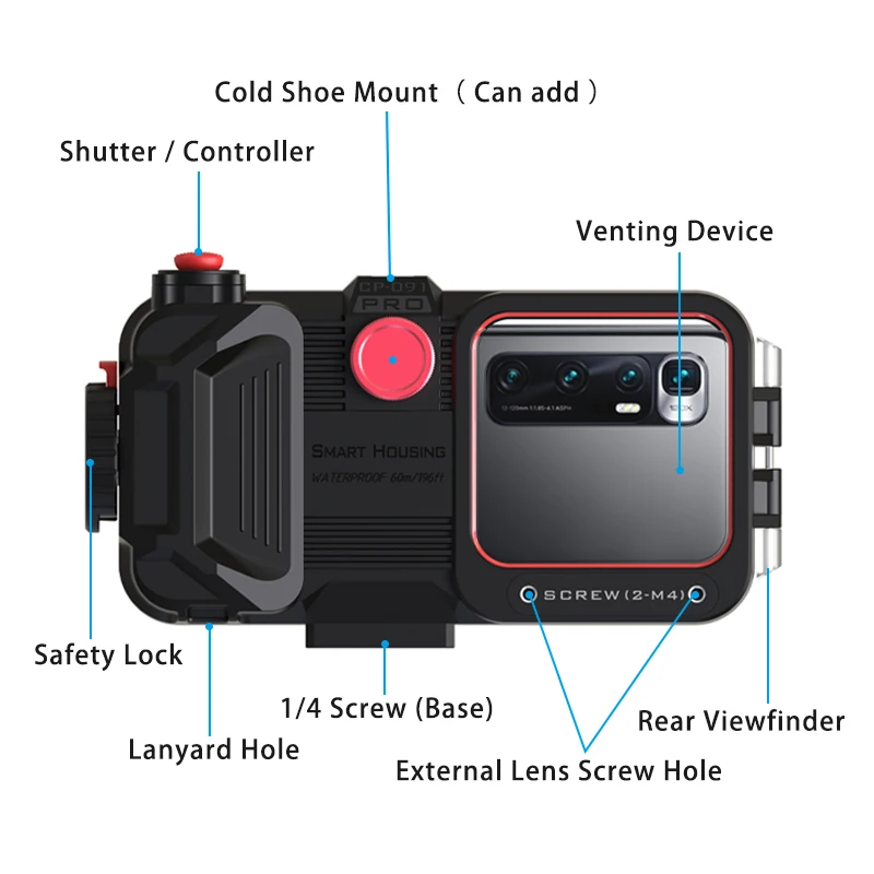 Funda de teléfono impermeable con Bluetooth para móvil, carcasa Universal subacuática para Huawei P20 P30 Pro Iphone 11 Xs max 12 pro, a la venta, nueva 1PC