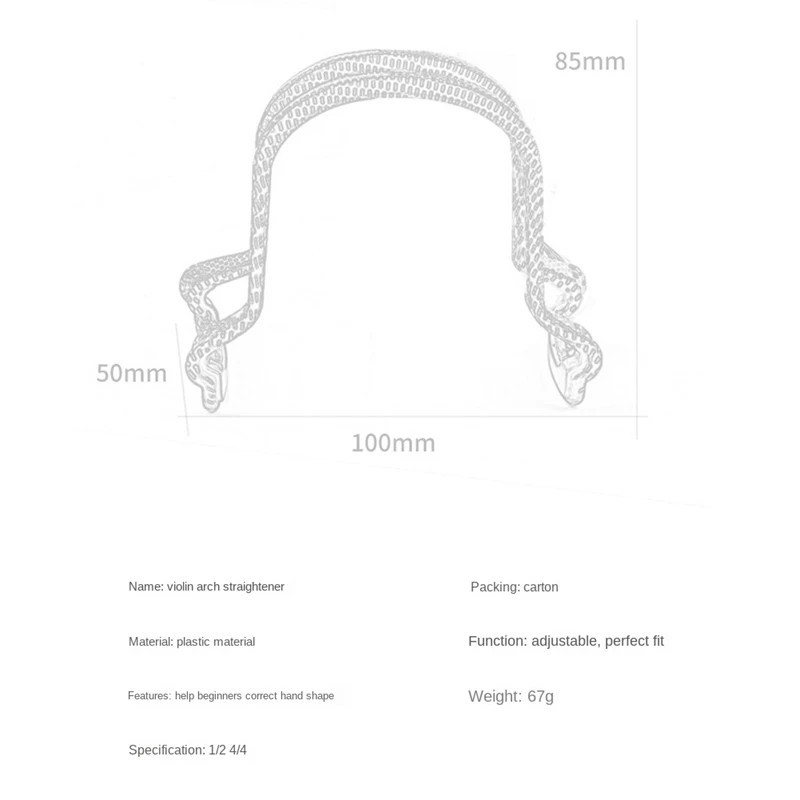 1/2 4/4 Violin Bow Straighten Violin Bow Straightener Guide For Beginner Practice Training Exercise