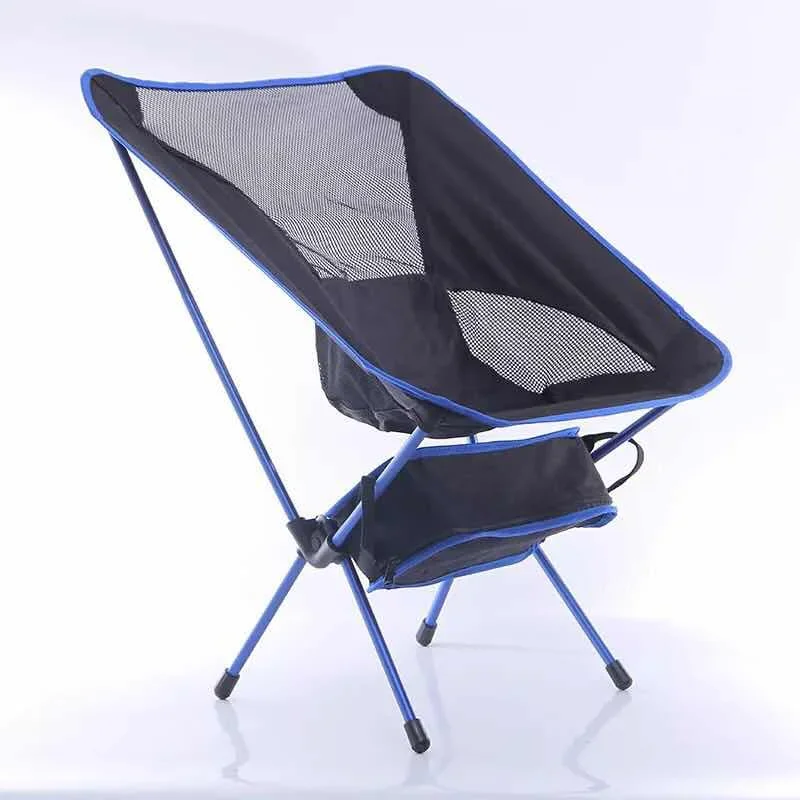 

Moon Folding Chair Camping Hiking Fishing For Adult Portable Lightweight 1KG Backrest Chair Low MOQ Easy To Use