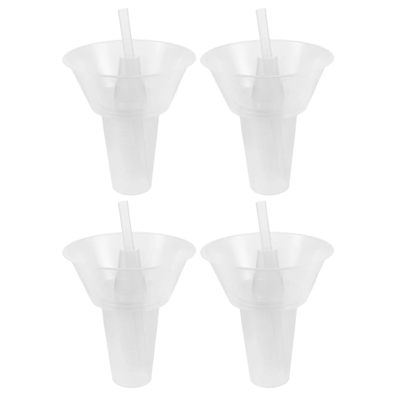 Hot Pot Cup Set Heat Resistant Leakproof Portable Double Layer Drinking Bowls Large Capacity Tableware for Hot Pot Parties