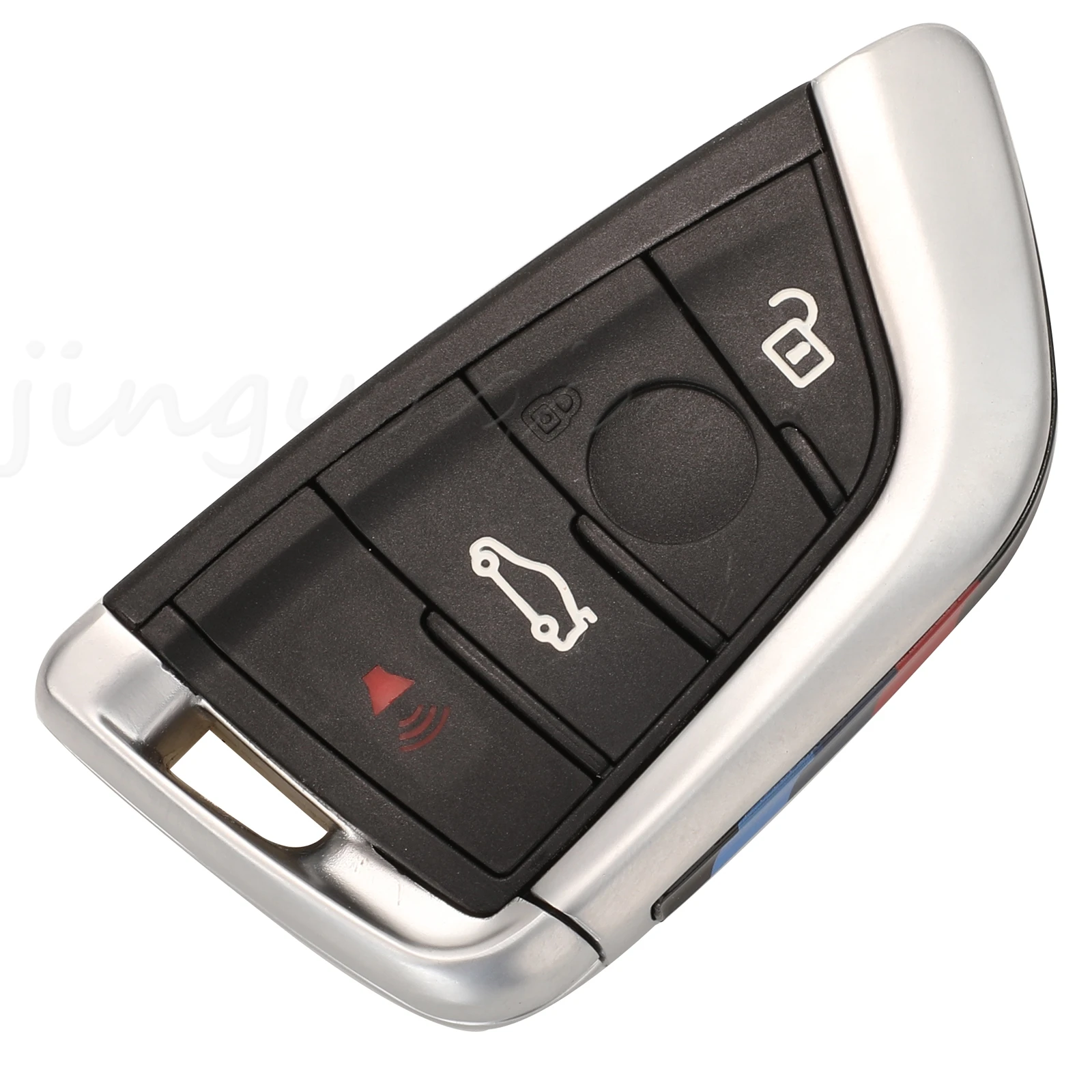 Jingyuqin 3 Buttons Smart Remote Car Key Shell Case for BMW X5 X6 F15 X6 F16 G30 7 Series G11 X1 F48 F39 2014--2016