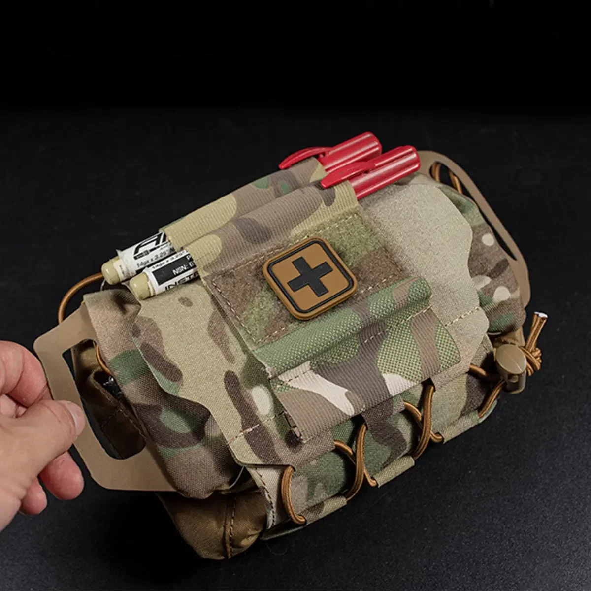 Tactical Molle Medical Pouch, IFAK Kits, Outdoor Rapid Deployment, First-aid Kit, Military Emergency Survival Bag