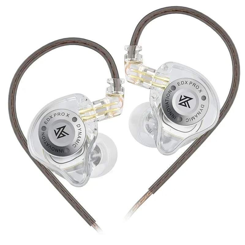 KZ EDX PRO X Dynamic Drive Kopfhörer HIFI Bass Ohrhörer DJ Musikunterdrückung Sport Headsets 2PIN Kabel KZ ZSTX ZSNPRO X ZS10PRO ZVX