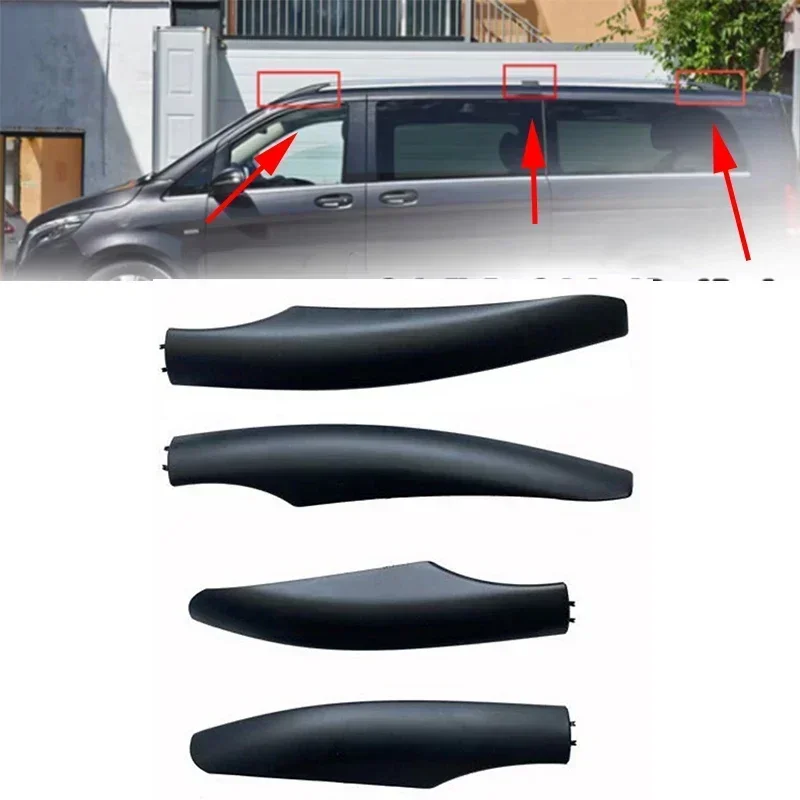

Car Front Rear Roof Rack Luggage Bar Rail End Shell Cover for Mercedes-Benz VIANO V260 2008 2009 2010 2011 2012 2013 2014 2015