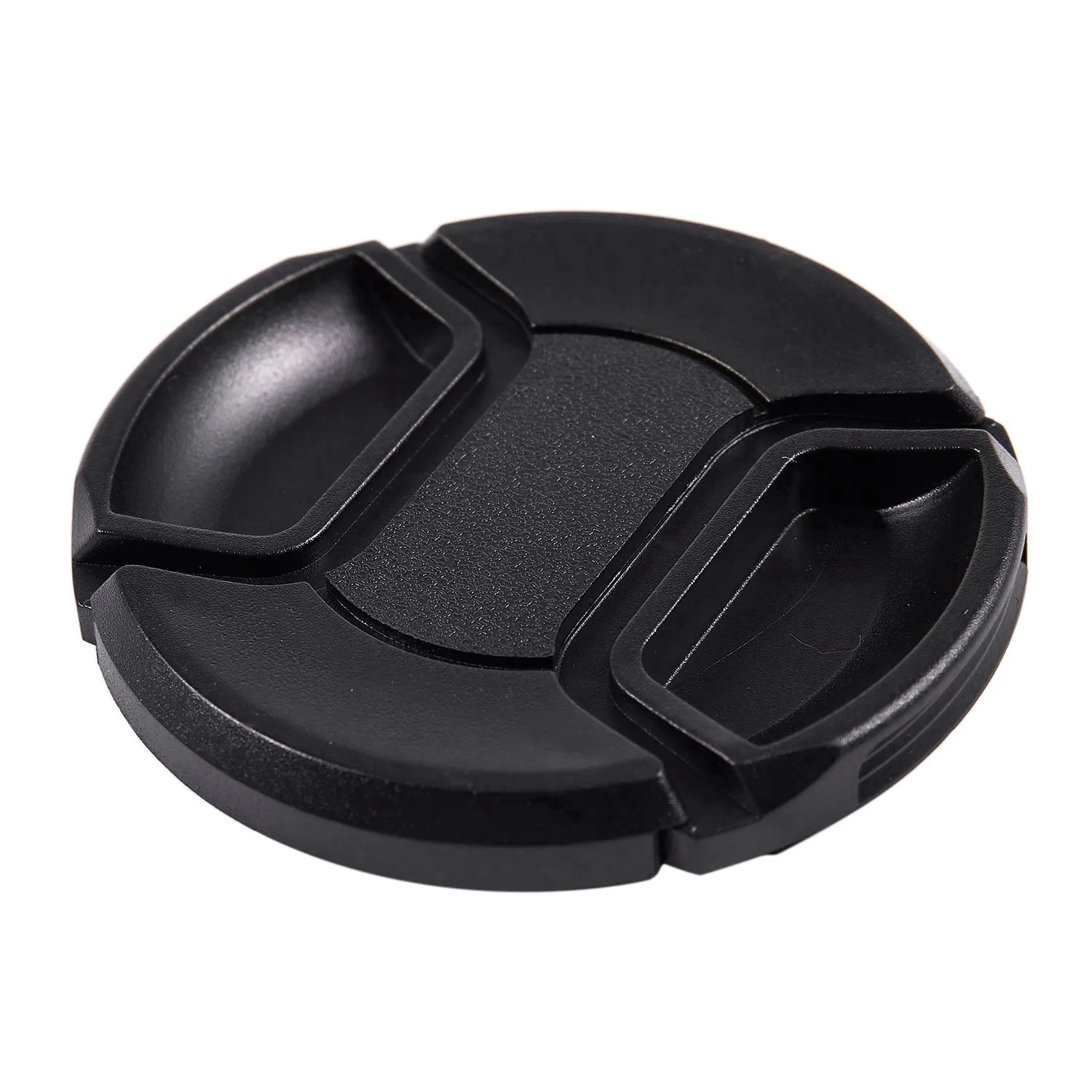 

A92Z 2 Pcs Black Center Pinch Design Front Lens Cap Cover 62Mm & 77 Mm