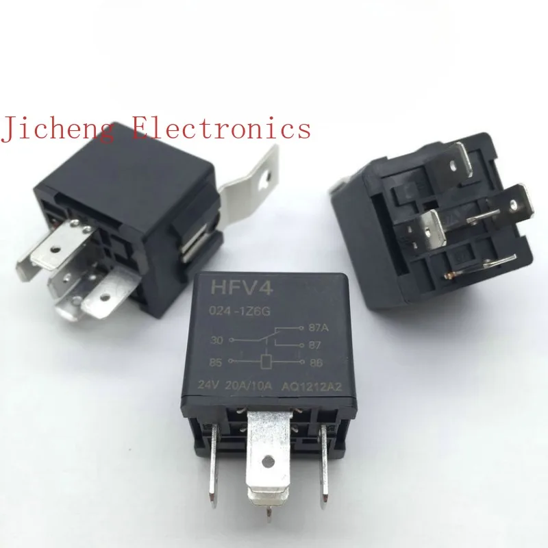 

10PCS Factory direct sales original genuine, relay HFV4-024-1Z6G spot supply