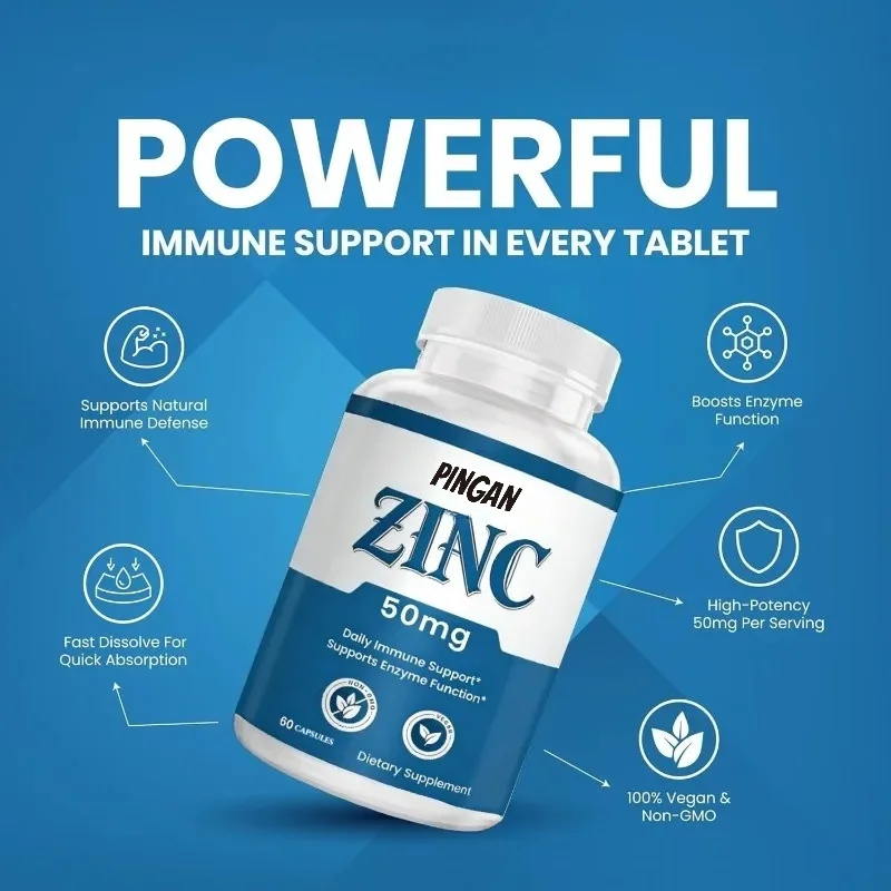 Zinc Supplement 50Mg - Zink 50mg Supplement - Ondersteuning van