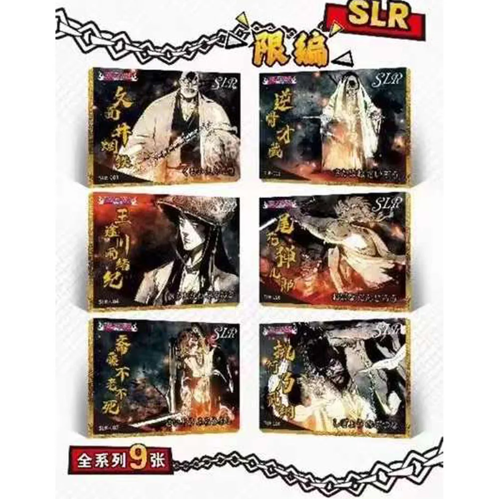 wholesale Japanese Anime Bleach Collection Cards Thousand-year Blood War Board Tcg Game Doujin Toys For Child Kids Gift card