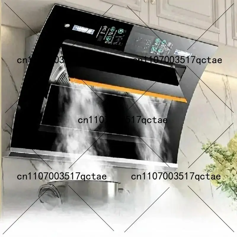 Dual Motor Self Cleaning Range Hood Large Suction Household Kitchen Exhaust Hood for Small Rental Home 2.