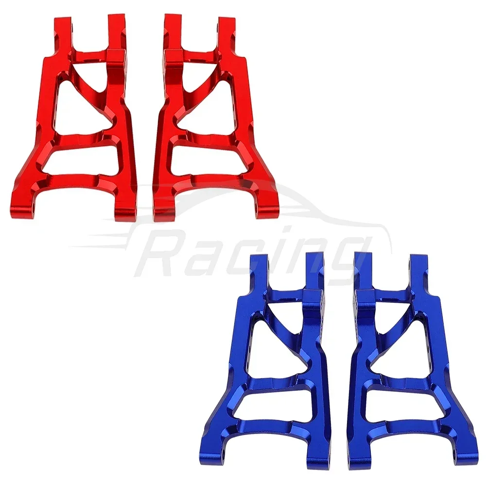 Aluminum Alloy Front Rear Lower Suspension A Arms for 1/10 Traxxas Slash Rustler 4X4 2WD Short RC Course Metal Upgrade Parts