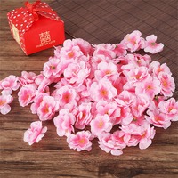 Romantic Peach Blossom Simulation Petals High Simulation Beautiful Selection Variety Colors For Home Wedding Decoration Indoor