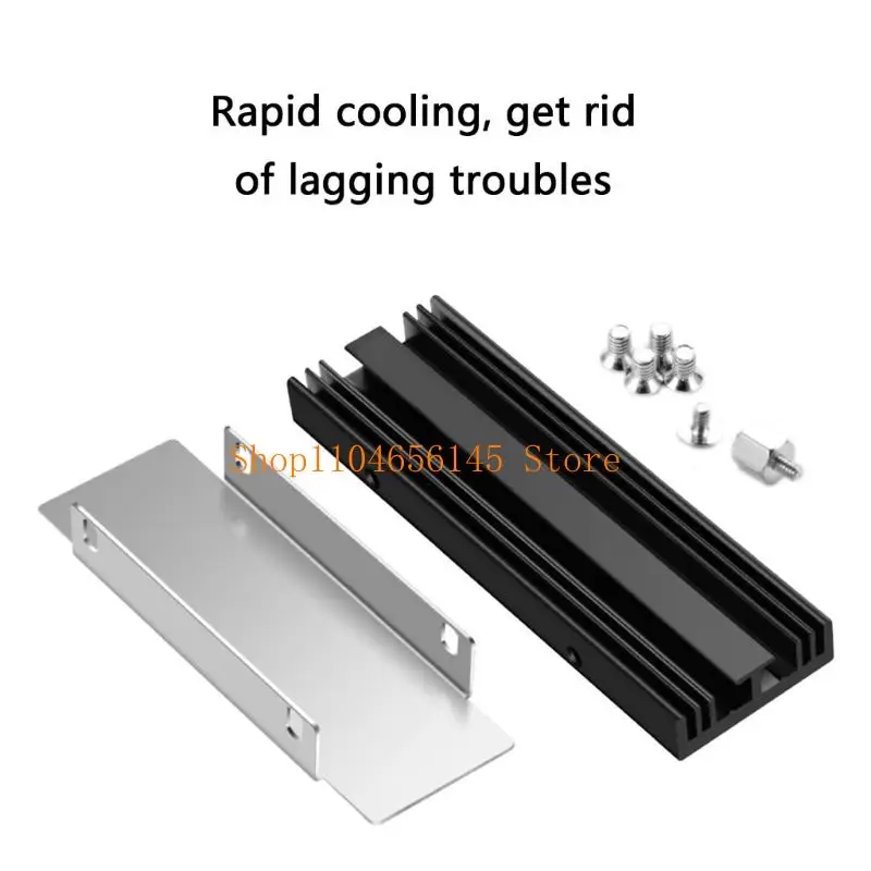 

652F M.2 SSD HeatSink Heat Sink NVME M.2 2280 SSD Hard Disk Aluminum Heat Sink Radiators Thermal Cooling Pad for Desktop